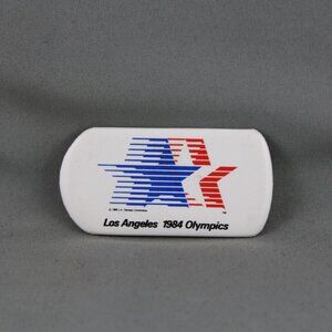 1984 Summer Olympic Celluloid Pin (Los Angeles) - Made in the USA - Promo Pin !!